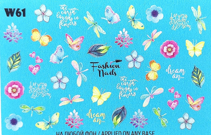 Слайдер для дизайну на нігтях KSM W61