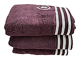 Набір рушників Maison D'or Delon Purple махрові 30-50 см, 50-100 см, 70-140 см сливовий, фото 3