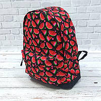 Яскравий, стильний рюкзак з принтом Кавун. Для подорожей, тренувань, навчання. Рюкзак досить місткий., фото 9
