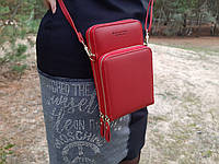 Женский кошелек-клатч, сумочка Baellerry Show You. Красный, фото 6