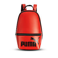 Червоний жіночий невеликий рюкзак Puma, пума. Кожзам, фото 5