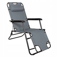 Шезлонг (кресло-лежак) для пляжа, террасы и сада Springos Zero Gravity GC0013