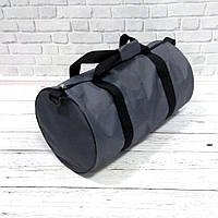 Спортивная сумка бочонок Triumph Bag. Для тренировок, путешествий. Серая, фото 4