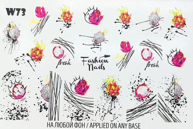 Слайдер для дизайну на нігтях Fashion Nails/KSM W73