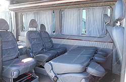 Автомобільні шторки для Мерседес Спринтер 2 (шторки на склі Mercedes Sprinter 2)