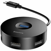 Адаптер Baseus Round Box HUB Adapter для Macbook Type-C to USB