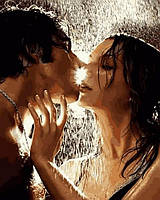 Картина за номерами Поцілунок під час літнього дощу 40 х 50 см (VP1373)