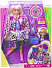 Barbie Extra Style 8 Блондинка з косичками Лялька Барбі Екстра Mattel (GYJ77), фото 5