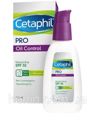 Cetaphil PRO Oil Control Зволожувальний і Матувальний Крем Для Обличчя від Стрищів SPF30 118 мл Доставка з ЄС, фото 1