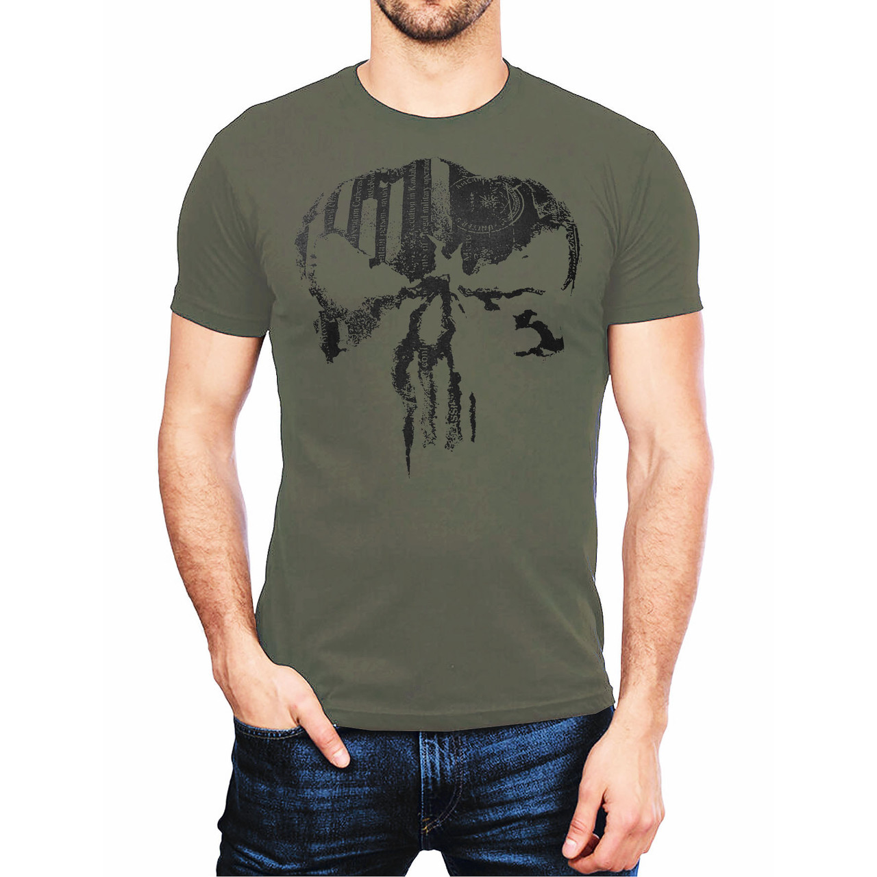 Футболка "PUNISHER" OLIVE