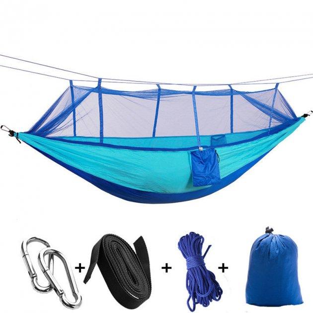 Туристичний гамак тканинний з москітною сіткою Hammock Net 3980 vj