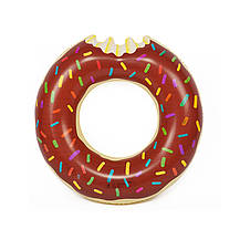 Надувний дитячий круг Пончик, Круг Donuts 50 см шоколадний, фото 6