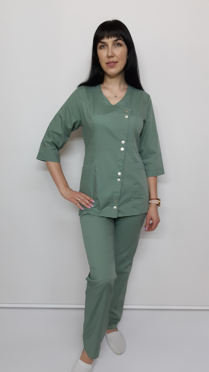 Жіночий медичний костюм Китай бавовна три чверті рукав