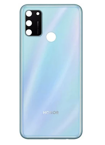 Задня кришка для Honor 9A, синя, оригінал (Китай) + скло камери, фото 1