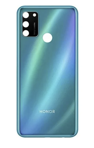Задня кришка для Honor 9A, зелена, оригінал (Китай) + скло камери, фото 1