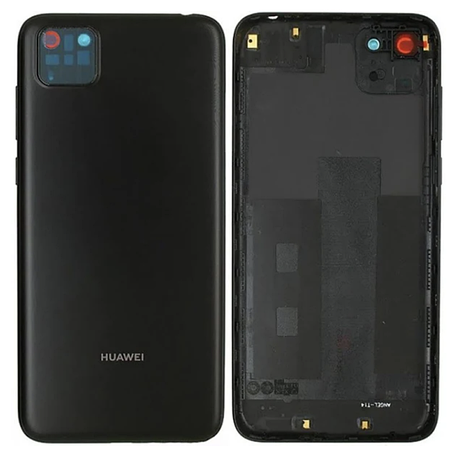 Задня кришка для Huawei Y5p 2020, чорна, Midnight Black, оригінал (Китай) + скло камери, фото 1
