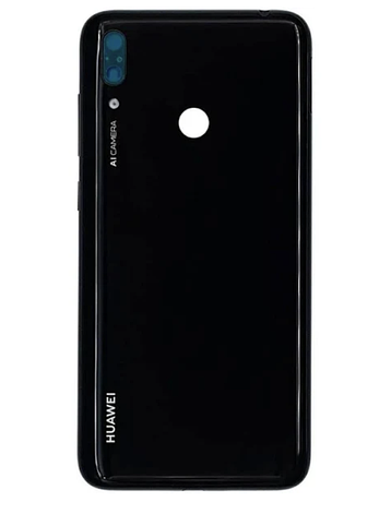 Задня кришка для Huawei Y7 Pro 2019 (DUB-LX2/DUB-AL20), чорна, фото 1