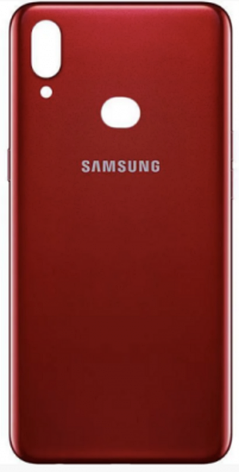 Задня кришка для Samsung A107F Galaxy A10s 2019, червона, оригінал (Китай) + скло камери, фото 1