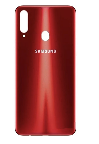 Задня кришка Samsung A207F Galaxy A20s 2019, червона, оригінал (Китай), фото 1