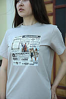 Жіноча футболка з принтом Жіноча футболка Vlad&K