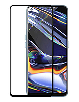 Захисне скло для Realme 7/C17, Full Glue , колір чорний