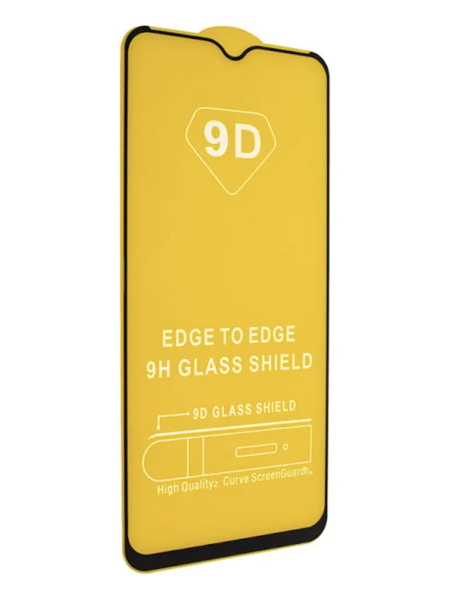 Захисне скло для Realme 6i/V3/V5, Full Glue , колір чорний, фото 1