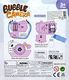 Генератор мильних бульбашок фотокамера, колір червоний, з ремінцем і запасками, фото 10