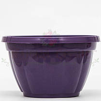 Підвісний горщик для квітів 2.5 л, фіолетовий (Україна), фото 2