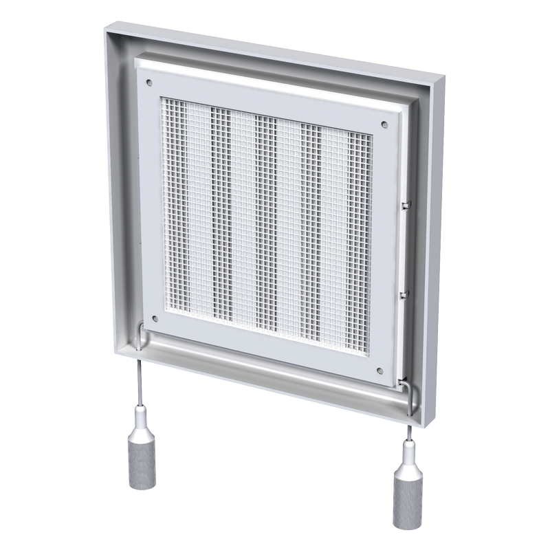 Решітка жалюзі вентиляційна МВ 101 Рс, фото 1