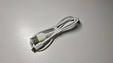 Кабель iPhone/iPad Budi cable lightning, 1м, white, фото 4