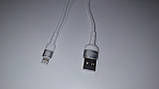 Кабель iPhone/iPad Earldom EC-050i cable lightning, 1м, white, фото 4