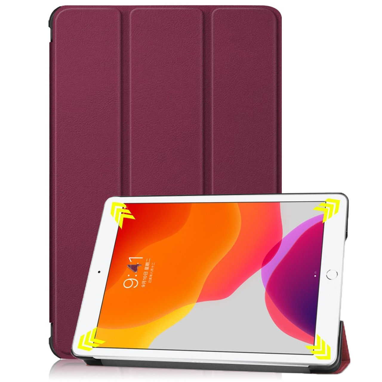 Чохол Smart Cover для Apple iPad Air 10.5" / iPad Pro 10.5" / iPad 10.2" 2019 (Wake / Sleep) Wine Red