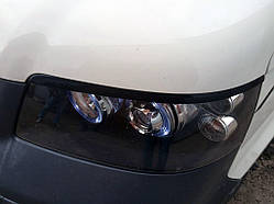 Війки (2 шт., чорні) Чорний мат для Volkswagen T5 Caravelle 2004-2010 рр