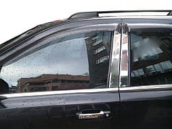 Хром на стійки (6 шт, нерж) для Kia Sorento I BL 2002-2009 рр
