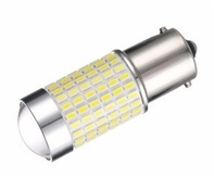 LED лампа 1156 144 SMD 3014 з лінзою+драйвер 1400 Lm 12-24V (11532)