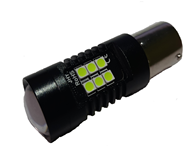 LED лампа 1156 21 SMD 2835 GREEN 12V (11332)