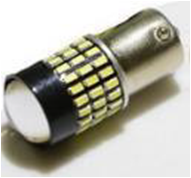 LED лампа 1157 78 SMD (3014) RED лінза+драйвер 230/760Lm 12-24V (57103)