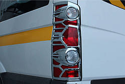 Накладки на стопи (2 шт, пласт) для Volkswagen Crafter 2006-2016 рр