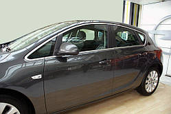 Повна окантовка вікон (HB, 12 шт, нерж) для Opel Astra J 2009-2015 рр