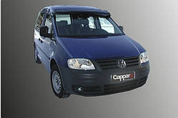 Козирьок на лобове скло (чорний глянець, 5мм) для Volkswagen Caddy 2015-2020 рр