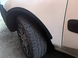 Накладки на арки (4 шт, чорні) для Fiat Doblo I 2001-2005 рр