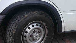 Накладки на арки (6 шт, чорні) для Volkswagen LT 1995-2006 рр