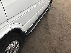 Бокові пороги Maya (2 шт., алюміній) Середня база для Volkswagen LT 1995-2006 рр