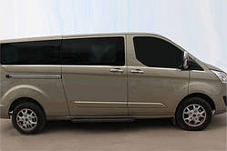 Нижні молдинги стекол (8 шт., Нерж) Коротка база для Ford Custom 2013-2022 рр