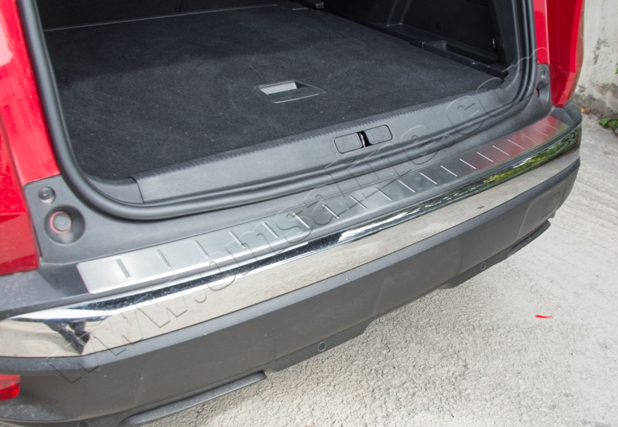 Накладка на задній бампер OmsaLine (нерж) для Peugeot 3008 2016-2023 рр, фото 1