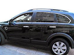 Верхня окантовка вікон (6 шт, нерж) для Chevrolet Captiva 2006-2019 рр