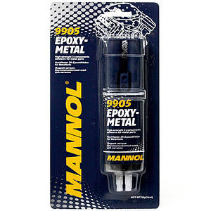 Клей рідкий епоксидний метал / Epoxi-Metal Mannol 30 г. 9905