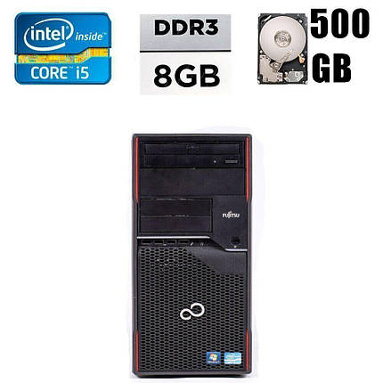 ПК Fujitsu Celsius W410 Tower / Intel Core i5-2400 (4 ядра по 3.1 — 3.4 GHz) / 8 GB DDR3 / 500 GB HDD, фото 1