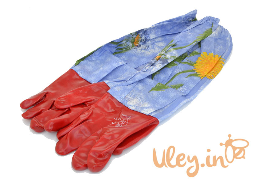 Рукавички з нарукавниками гумові, фото 1