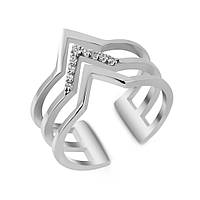 Серебряное кольцо с фианитом S036-10 размер:15;15.5;16;